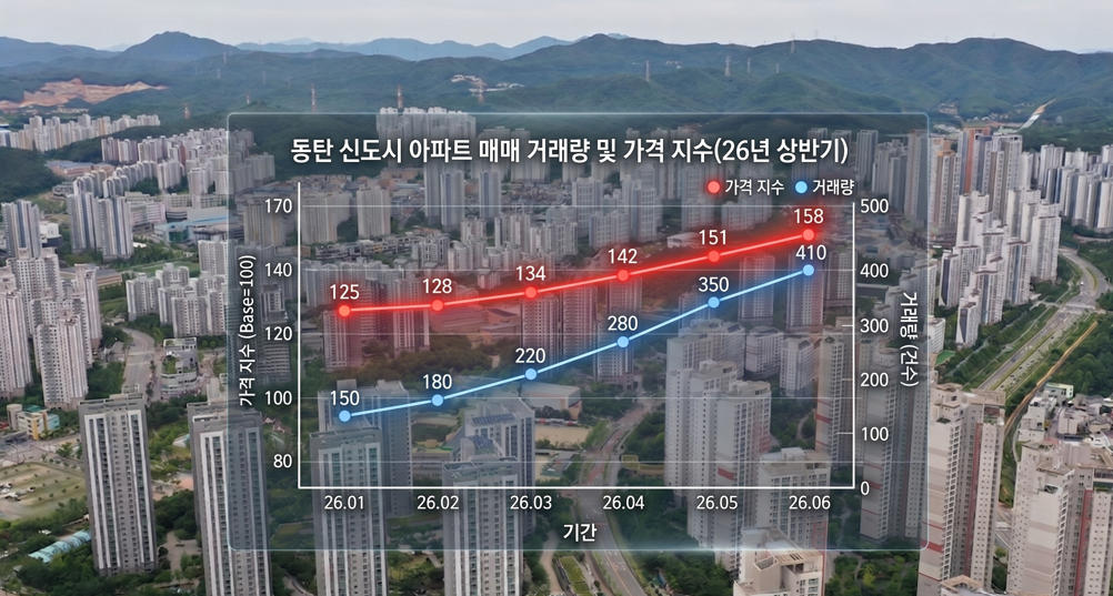 동탄 아파트 2주 만에 4.2% 급등 — 반도체 성과급이 집값을 올린다?